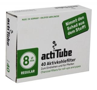 Cigaretové filtry Acti Tube 40ks regular 8mm