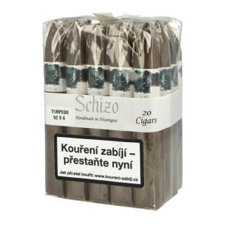 Doutníky Asylum Schizo Torpedo 6x52, 20ks