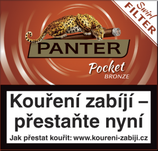 Doutníky Panter Swirl Bronze, 10ks