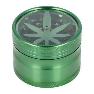 Drtič tabáku kovový Super Heroes ALU Green, 62mm