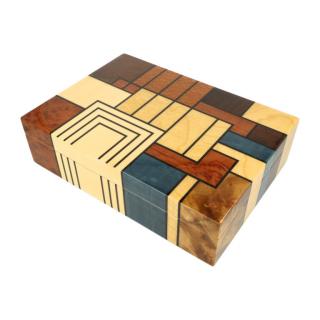 Humidor na doutníky Angelo Wood Modern, 33x23,5x9cm