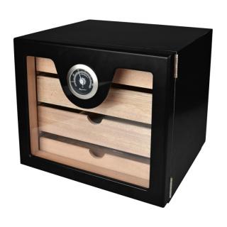 Humidor na doutníky Cabinett Black