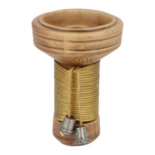 Korunka pro vodní dýmku keramická Wandy Katana Phunnel, gold, 24mm