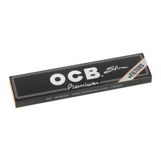 OCB Slim+Filters cigaretové papírky,  1ks