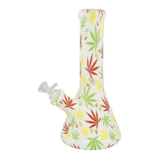 Skleněný bong Fully colored Leaves, 29cm