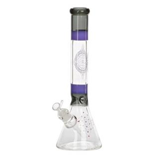 Skleněný bong LE Beaker Heavy Geometric, 41cm