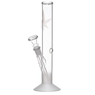 Skleněný bong Leaf Sand 26cm