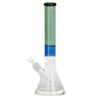 Skleněný bong Limited Edition Beaker Series Green, 40cm