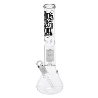 Skleněný bong s perkolací Amsterdam Black Ice 39cm