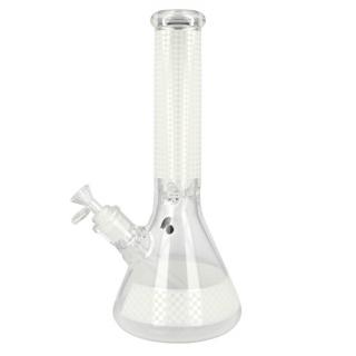 Skleněný bong Super Heroes Beaker White Cubes, 35cm