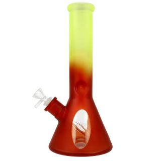 Skleněný bong Super Heroes Ice colored, Red, 32cm