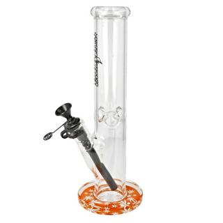 Skleněný bong Super Heroes Transparent Hemp, 31cm