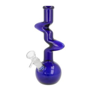 Skleněný bong Tribal Blue, 26cm