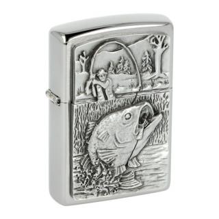 Zapalovač Zippo Bass Fishing, broušený