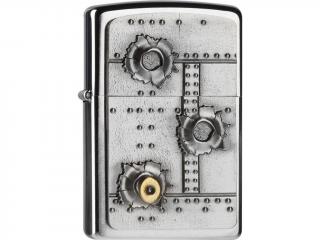 Zapalovač Zippo Bullet Holes 3D