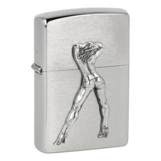 Zapalovač Zippo Gogo Girl Emblem, leštěný