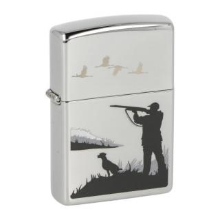 Zapalovač Zippo Hunter Dog, leštěný