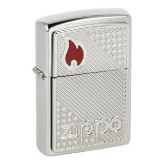 Zapalovač Zippo Tiles Emblem, leštěný