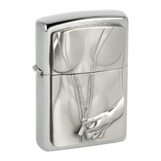 Zapalovač Zippo Zipper Girl, broušený