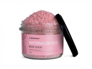 Melounový přírodní scrub na tělo - Watermelon Kiss Body scrub 180g | Almara Soap