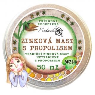 Zinková mast s propolisem | Medarek Velikost: 100ml