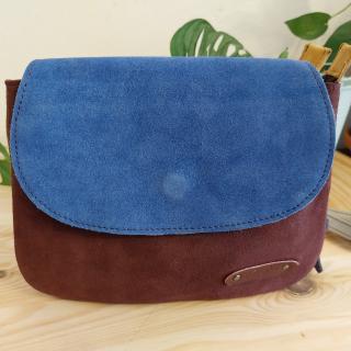 LEO - Oboustranná crossbody kabelka hnědovínová se zvířecím potiskem Soruka Velikost: ONE SIZE