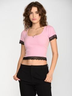 Sweet Cropped - crop top růžové barvy Vive Maria Velikost: XL