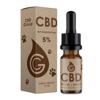 CBD Group olej pro zvířata 5% Fullspectrum - kuřecí 10ml