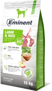 Prémiové krmivo Eminent Lamb and Rice 15kg