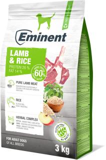 Prémiové krmivo Eminent Lamb and Rice 3kg