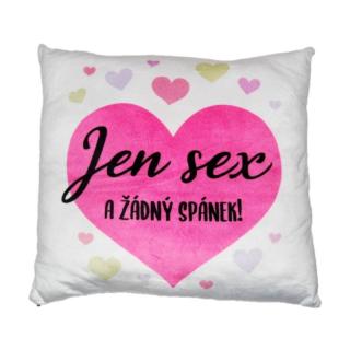 3135 Polštářek - Jen sex x Jen spánek