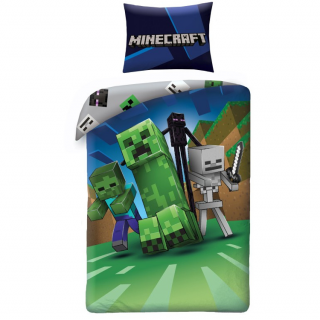 Povlečení Minecraft Monsters - 140x200cm, 70x90cm