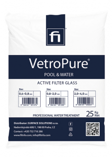 Filtrační sklo VetroPure ČSN EN 12904 1,0 - 2,0 mm