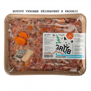 GRUB BARF, RYBA  S PŘÍLOHOU, 500 G - DOPRODEJ