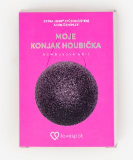 Konjak houbička • bambusové uhlí- dámská