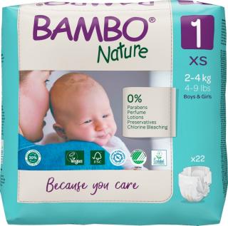 Bambo Nature 1, 2-4kg, 22ks