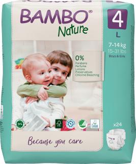 Bambo Nature 4, 7-14 kg, 24ks