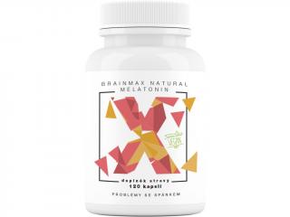 BrainMax Natural Melatonin 120 rostlinných kapslí