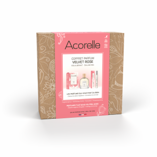 DÁRKOVÁ SADA - ACORELLE VELVET ROSE - EDP 50ml + ROLL-ON 10ml