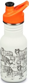 Dětská nerezová lahev Klean Kanteen Kid Classic Narrow w/Kid Sport Cap - 355 ml tigers