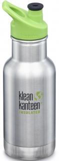 Dětská nerezová termolahev Klean Kanteen Insulated Kid Classic w/Kid Sport 355 ml brushed stainless