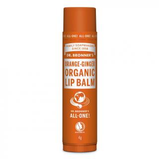 DR. BRONNER´S balzám na rty ORANGE GINGER 4g