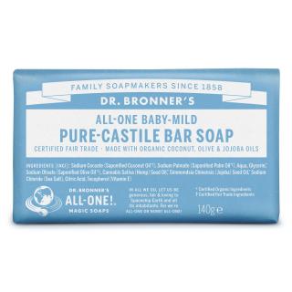 Dr. Bronner´s tuhé mýdlo BABY-MILD 140g