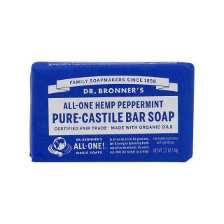 Dr. Bronner´s tuhé mýdlo Peppermint 140g