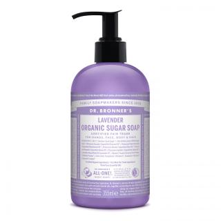 DR. BRONNERS tekuté mýdlo na tělo i vlasy SUGAR-SHIKAKAI, LAVENDER 355ml