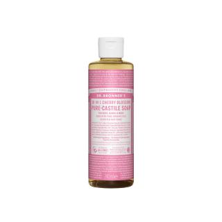 DR. BRONNERS TEKUTÉ UNIVERSÁLNÍ MÝDLO ALL-ONE!, CHERRY BLOSSOM 240 ml