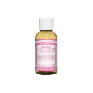 DR. BRONNERS TEKUTÉ UNIVERSÁLNÍ MÝDLO ALL-ONE!, CHERRY BLOSSOM 60 ml