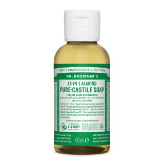 DR. BRONNERS tekuté universální mýdlo ALL-ONE, ALMOND 60 ml