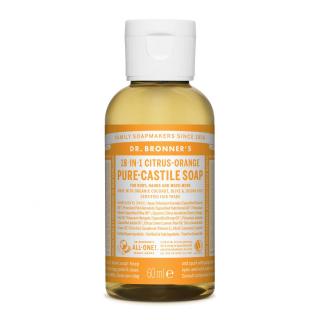 DR. BRONNERS tekuté universální mýdlo ALL-ONE, CITRUS-ORANGE 60 ml