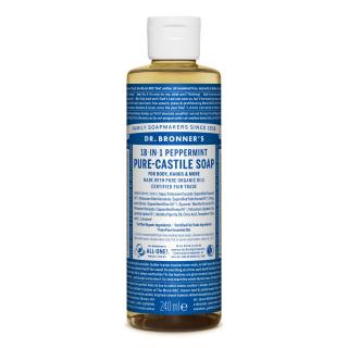 DR. BRONNERS tekuté universální mýdlo ALL-ONE, PEPPERMINT 240 ml